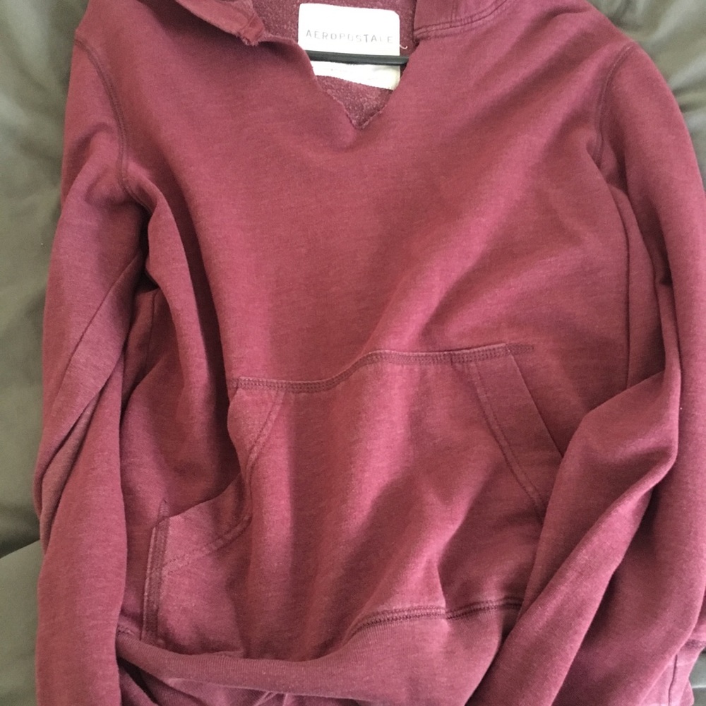 red hoodie